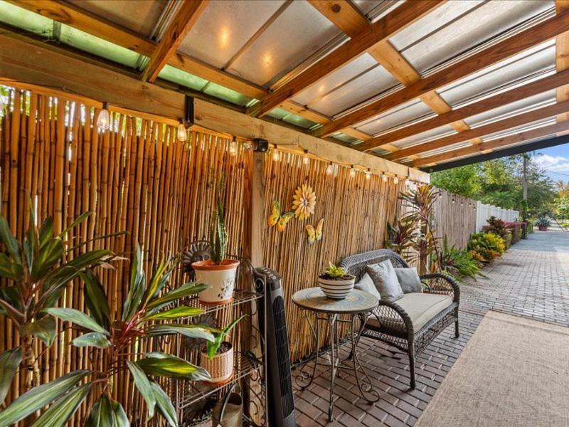 College Park-Orlando 5Star Villa Oasis - Home Away From Home - Quiet Neighborhood-Private Botanical Courtyard - Mins From Eola,Dt, Winter Park - Free Parking & Ev Plug In Kültér fotó